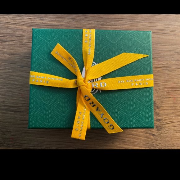 New Goyard SaintSulpice CardHolder- Classic Black Canvas/Leather Compact Wallet - Picture 10 of 10